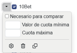 Menú de la casa
